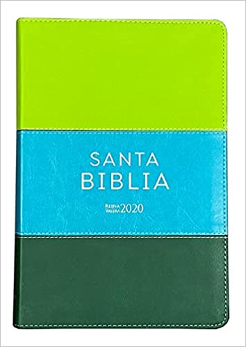 Biblia RVR2020- tricolor verde