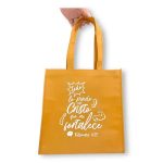 Bolsa Tote bag naranja. Todo lo puedo