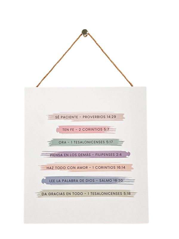 Cuadro decorativo Madera MDF 30.5x27.5 cm