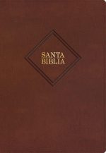 Biblia Letra Súper Gigante RVR 1960  Marrón piel fabricada- edición 2023