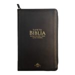 Biblia Reina Valera 1960 tamaño manual letra grande 12 puntos- Imitación Piel negra. Colección clásica