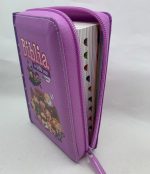 Biblia Mi Gran Viaje 025cti RVR60 imitación piel lila con cierre e índice - Imagen 2